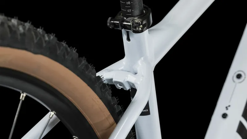 2024 Cube Aim SLX Hardtail Mountain Bike - White/Blue/Red-4