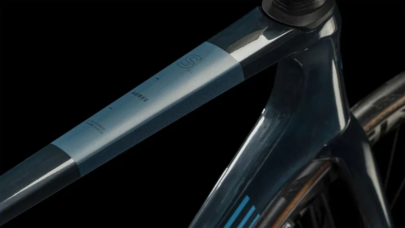 Cube Agree C:62 SLX Road Bike - Liquid Blue/Blue - Size 60cm-3