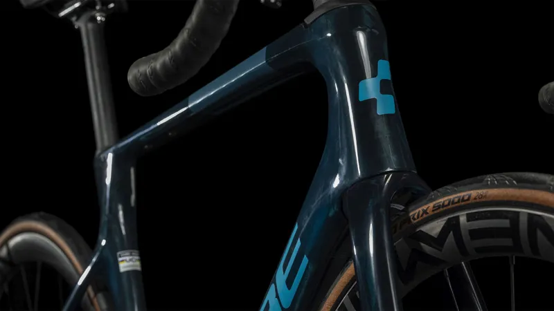 Cube Agree C:62 SLX Road Bike - Liquid Blue/Blue - Size 60cm-4