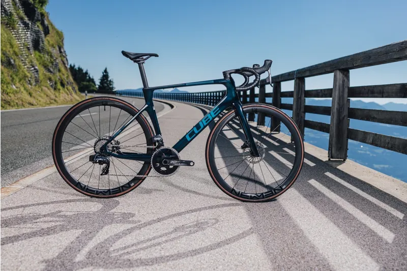 Cube Agree C:62 SLX Road Bike - Liquid Blue/Blue - Size 60cm-1