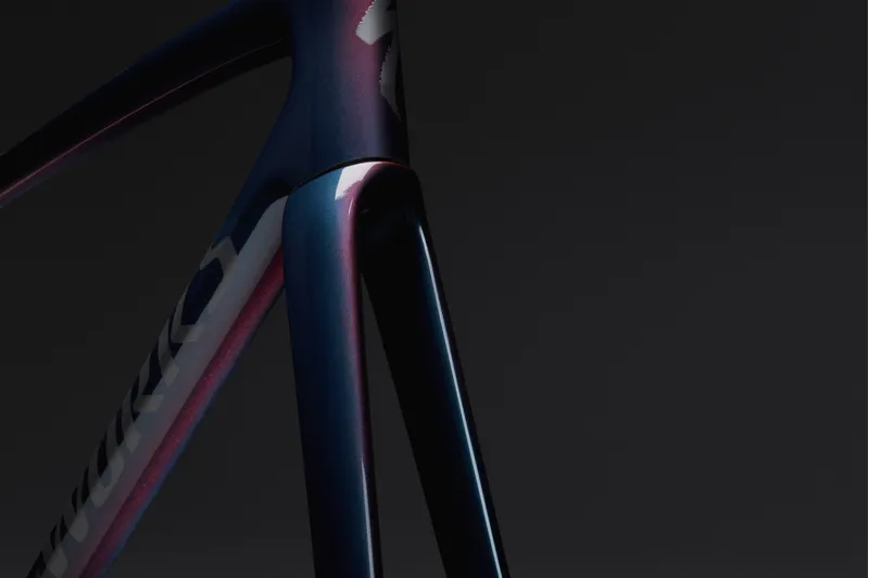 2025 S-Works Tarmac SL8 Road Bike Frameset - Gloss Red to Black over Lake-4