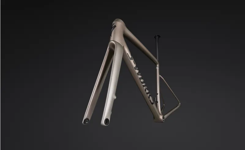 2025 S-Works Tarmac SL8 Road Bike Frameset - Viavi Red Gold Over Silver-3