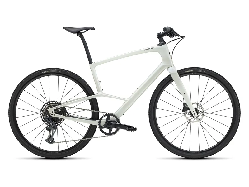 2025 Specialized Sirrus X 6.0 Hybrid Bike - Gloss Dune White
