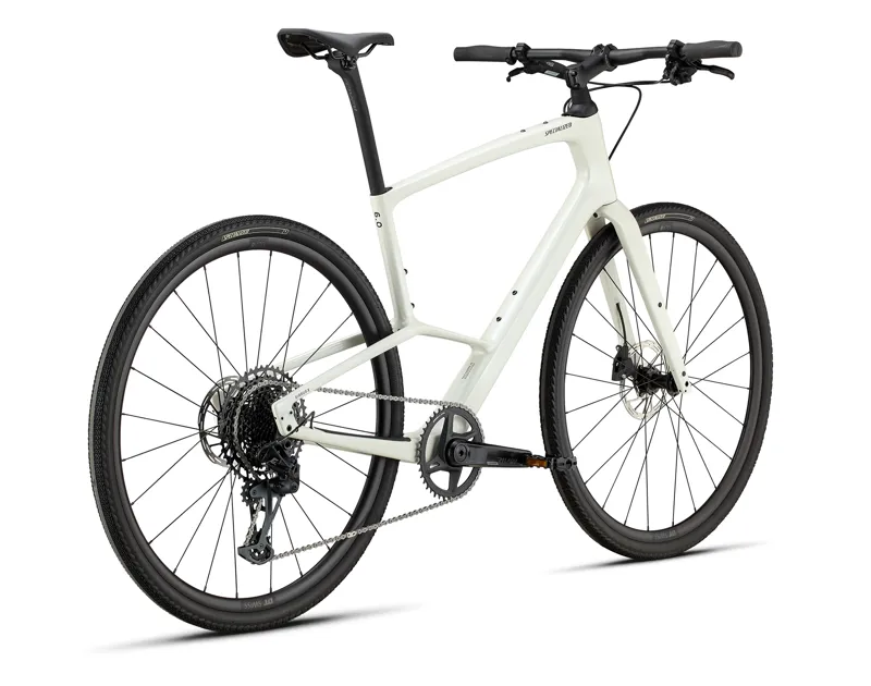 2025 Specialized Sirrus X 6.0 Hybrid Bike - Gloss Dune White-2