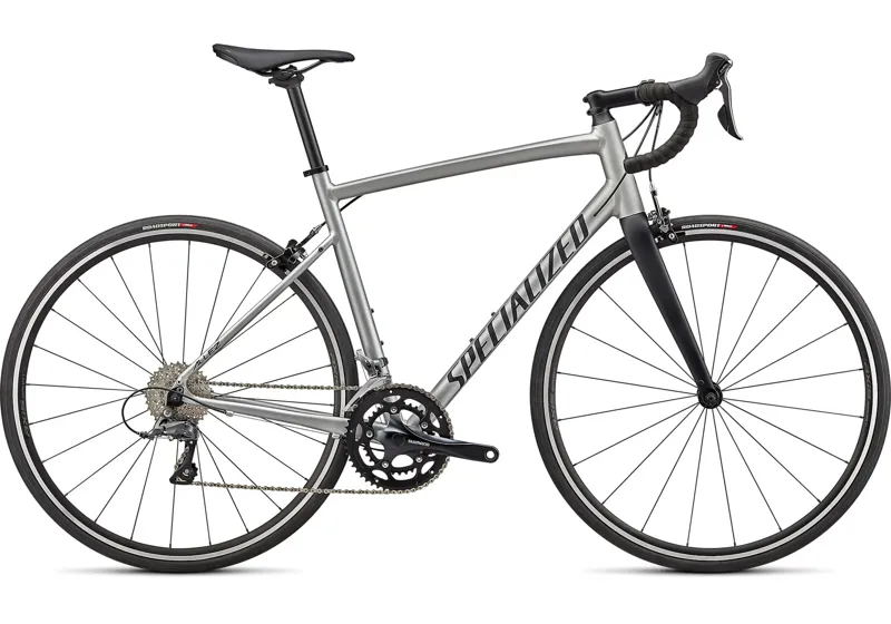 Ex-Demo: Specialized Allez Road Bike - Satin Flake Silver - 52cm