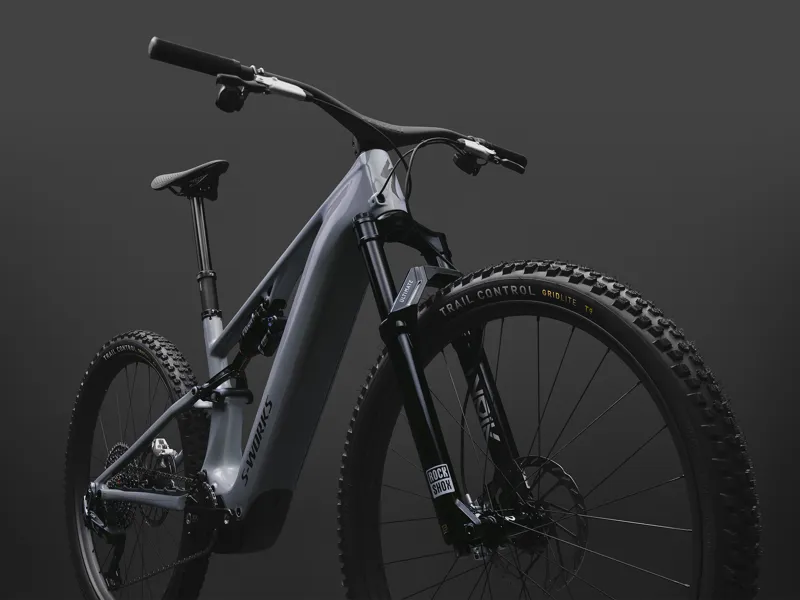 2027 S-Works Turbo Levo R Electric Mountain Bike - Gloss Warm Smoke-1