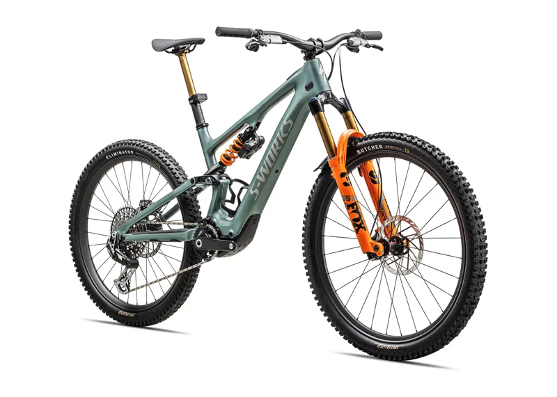 2025 S-Works Turbo Levo SL 2 LTD Electric Mountain Bike - Gloss Fjord Metallic-1