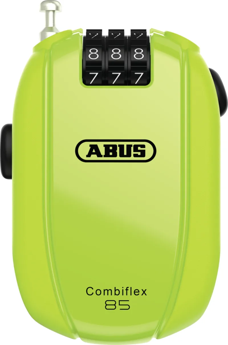 ABUS CombiFlex Break 85 Bicycle Cable Lock - Neon