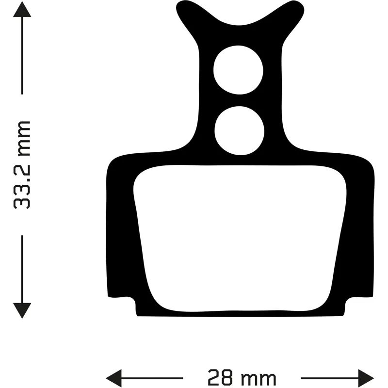 Aztec Organic Disc Brake Pads for Formula Oro Mega-1