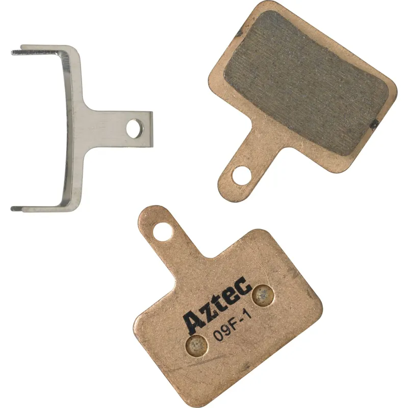 Aztec Sintered Disc Brake Pads for Shimano Deore M515 / M475 / C501 / C601 Mech / M525 - Gold