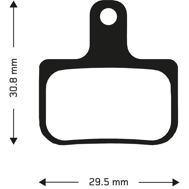 Aztec Organic Disc Brake Pads for SRAM DB1/DB3/DB5 - Black-1