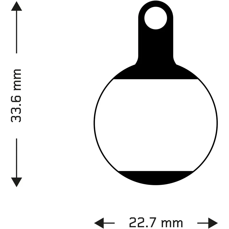 Aztec Organic Disc Brake Pads for Tektro IOX - Black-2