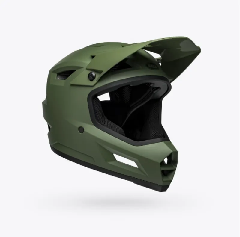 Bell Sanction 2 Full Face Mountain Bike Helmet CE/CPSC - Dark Green-1