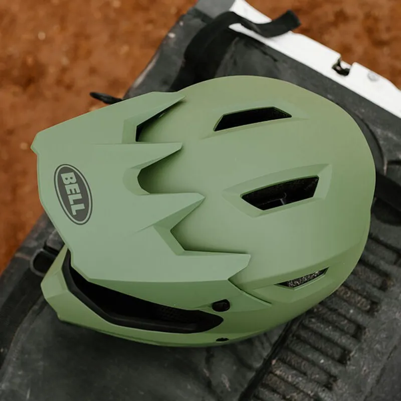 Bell Sanction 2 Full Face Mountain Bike Helmet CE/CPSC - Dark Green-3