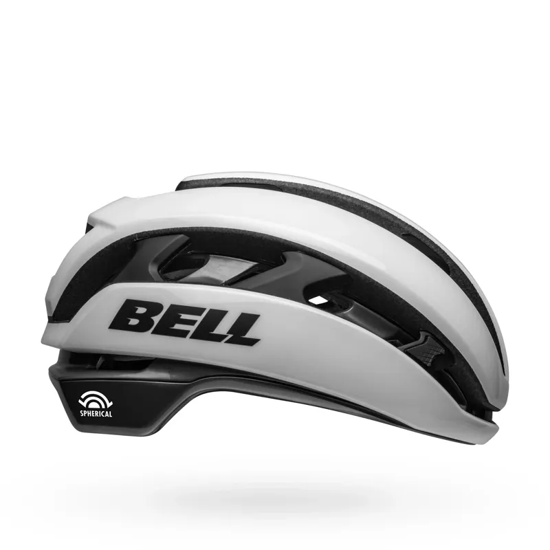 Bell XR Spherical Road Cycling Helmet Solid CE/CPSC - White/Black-1