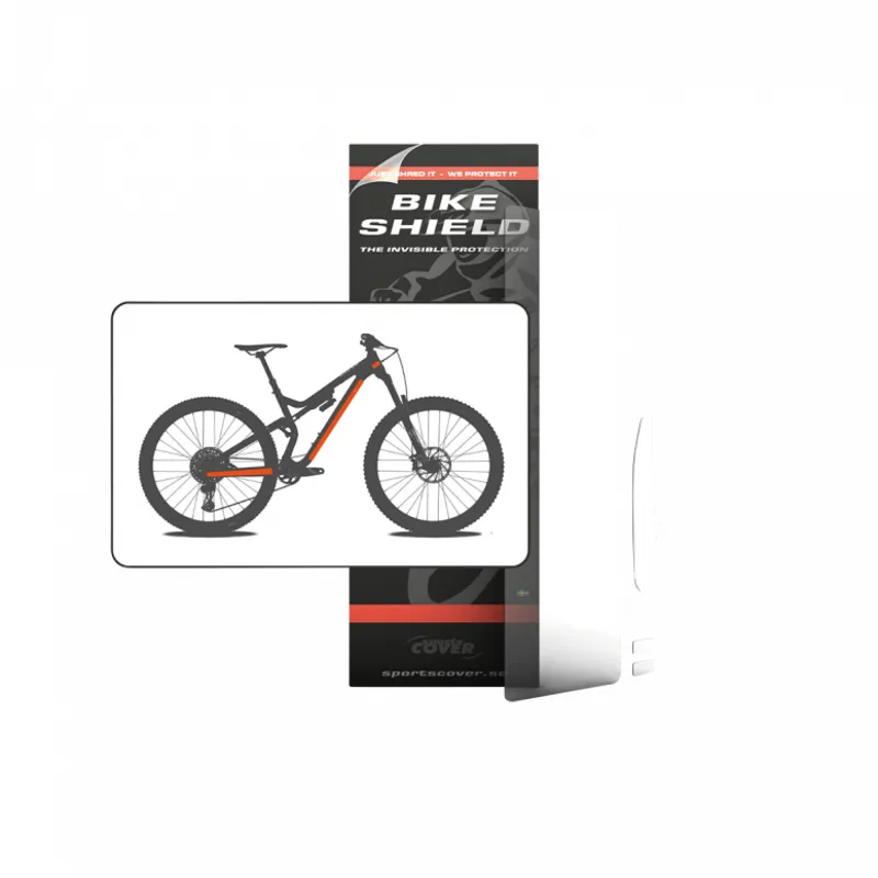Bike Shield Half Kit Frame Protection - Gloss Clear Finish