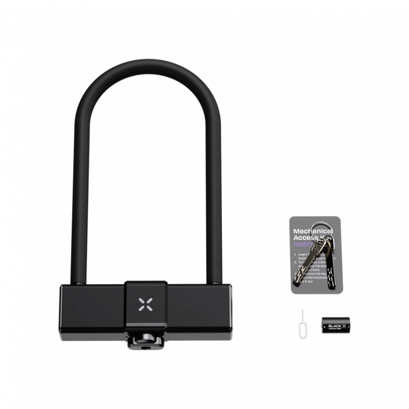 Black X Titan Smart Bike Shackle Lock 229mm - Gold Sold Secure-7