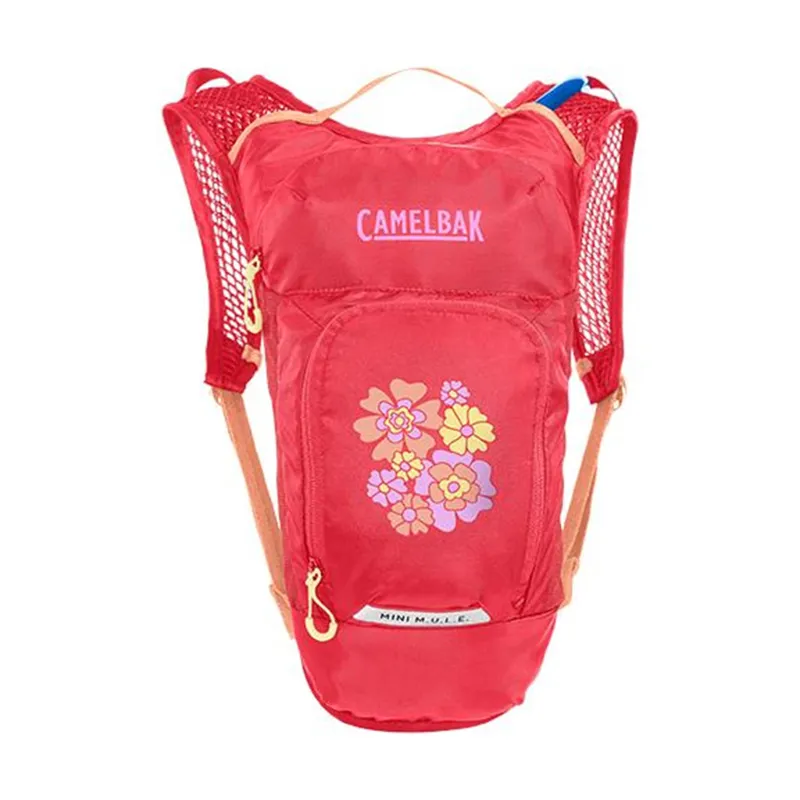 Camelbak Kids Mini MULE 3L Hydration Pack with 1.5L Reservoir - Pink/Flowers-2
