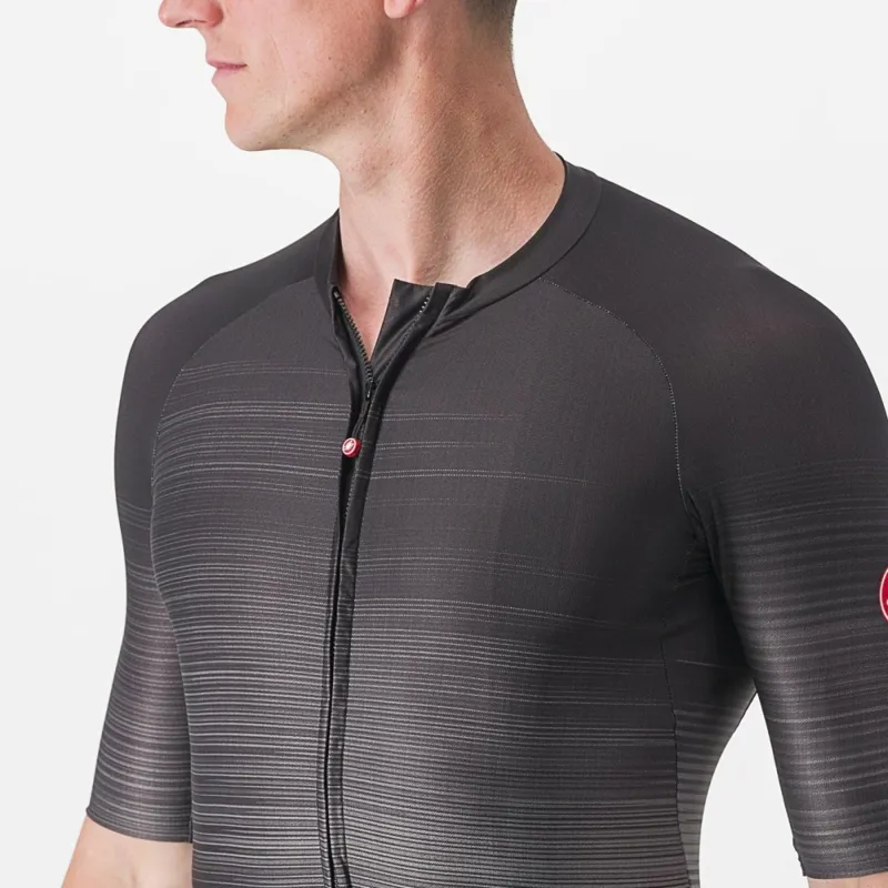 Castelli Aero Race 6.0 Mens Jersey - Light Black-2