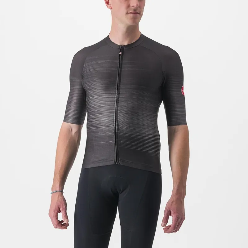 Castelli Aero Race 6.0 Mens Jersey - Light Black