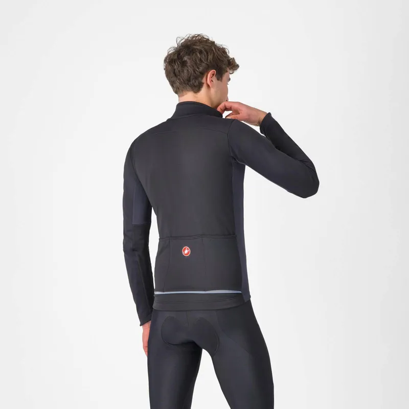 Castelli Entrata 2 Mens Cycling Jacket - Light Black/Dark Grey-1