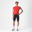Castelli Entrata 6 Mens Short Sleeve Jersey - Red/Smoky Grey