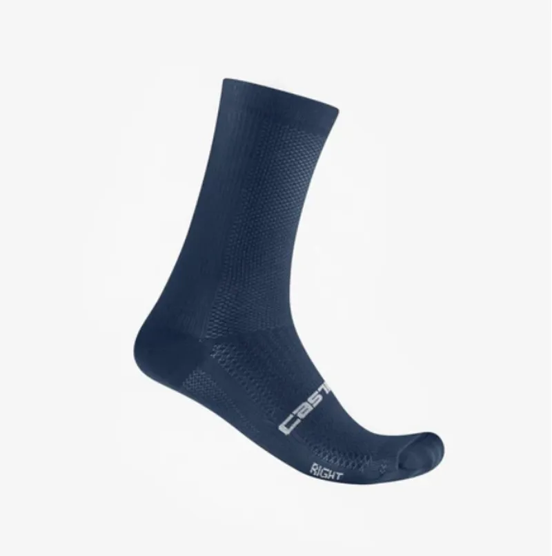 Castelli Espresso 18 Cycling Socks - Belgian Blue