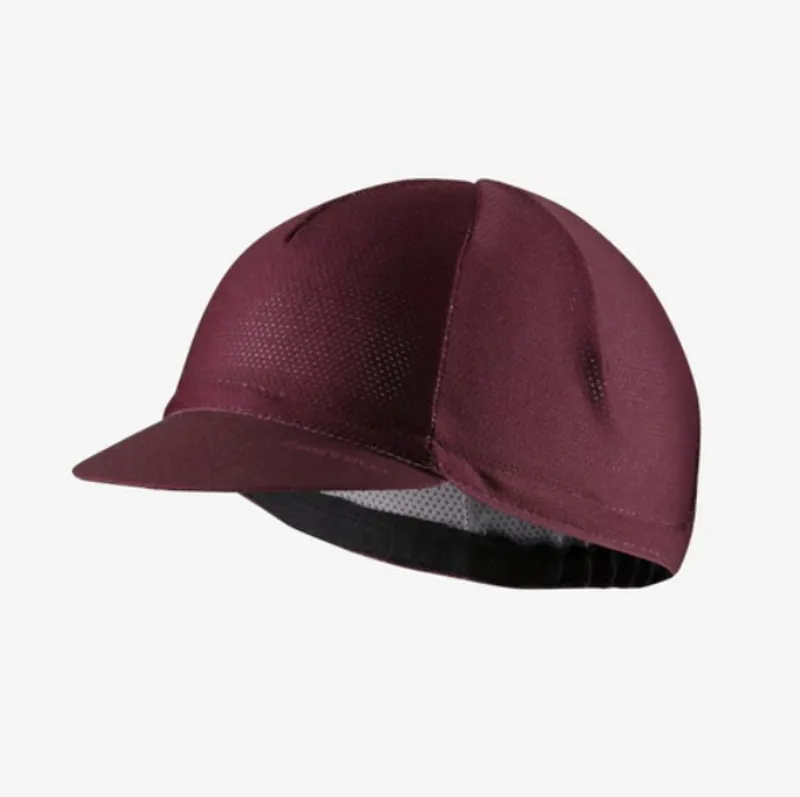 Castelli Espresso 2 Cycling Cap - Deep Bordeaux