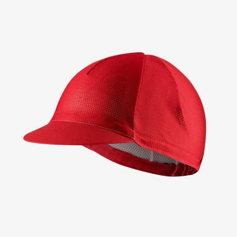 Castelli Espresso 2 Cycling Cap - Rich Red