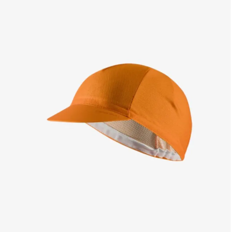 Castelli Espresso 2 Cycling Cap - Vivid Orange