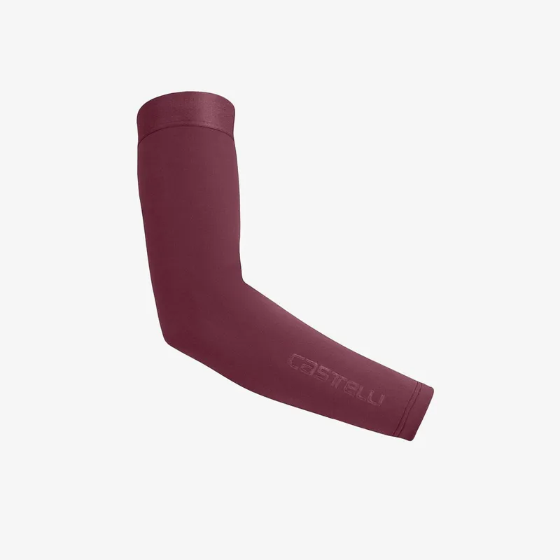 Castelli Espresso Arm Warmers - Deep Bordeaux