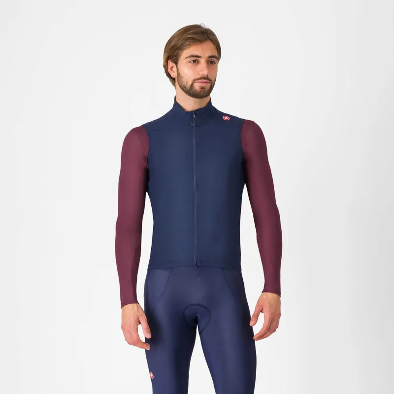 Castelli Espresso Mens Cycling Vest - Belgian Blue