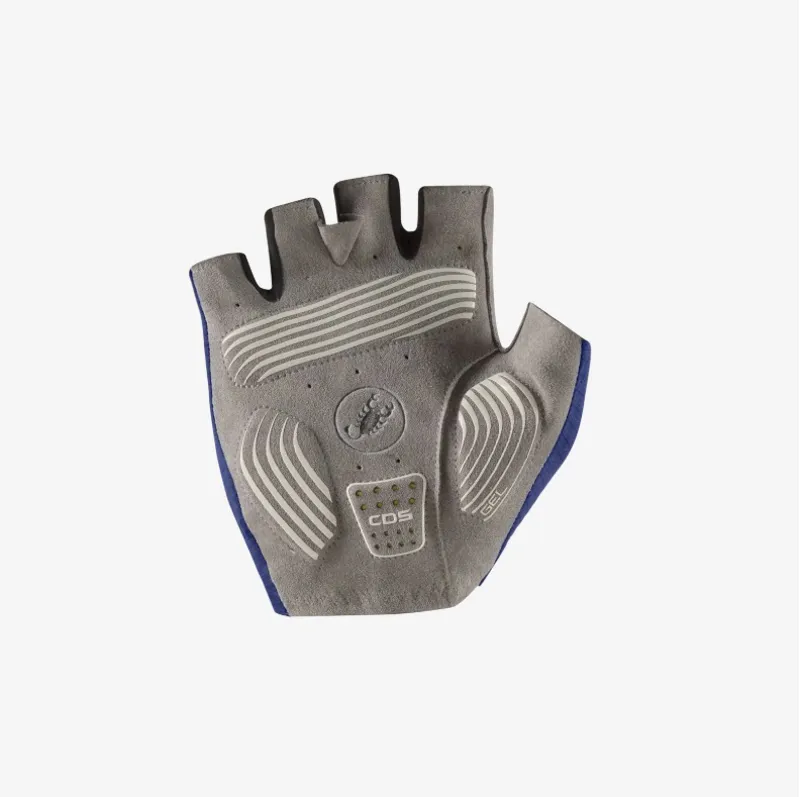 Castelli Espresso Short Finger Cycling Gloves - Belgian Blue-1