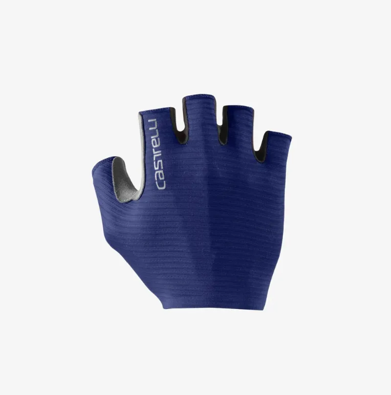 Castelli Espresso Short Finger Cycling Gloves - Belgian Blue