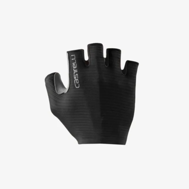Castelli Espresso Short Finger Cycling Gloves - Light Black - Size Small
