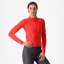 Castelli Espresso Thermal Womens Cycling Jersey - Hibiscus/Dark Grey