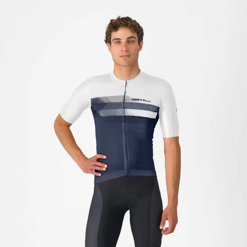 Castelli Simbolo Mens Cycling Jersey - Belgian Blue/White