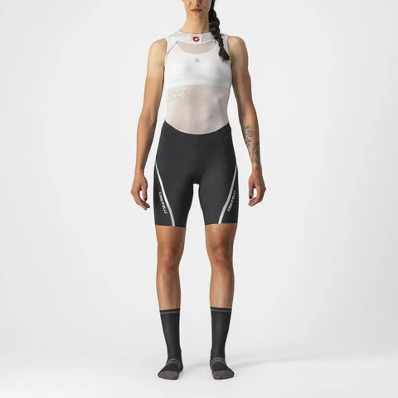 Castelli Velocissima 3 Womens Cycling Shorts - Black/Silver