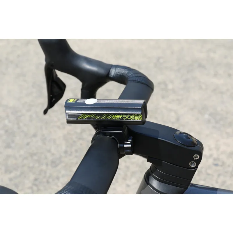 Cateye AMPP 500S Colour Edition Front Bike Light - Black/Green-1