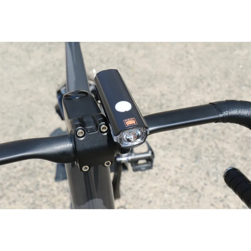 Cateye AMPP 500S Colour Edition Front Bike Light - Black/Orange-2