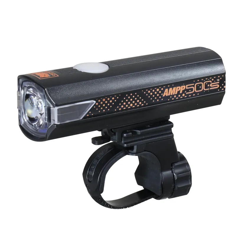 Cateye AMPP 500S Colour Edition Front Bike Light - Black/Orange