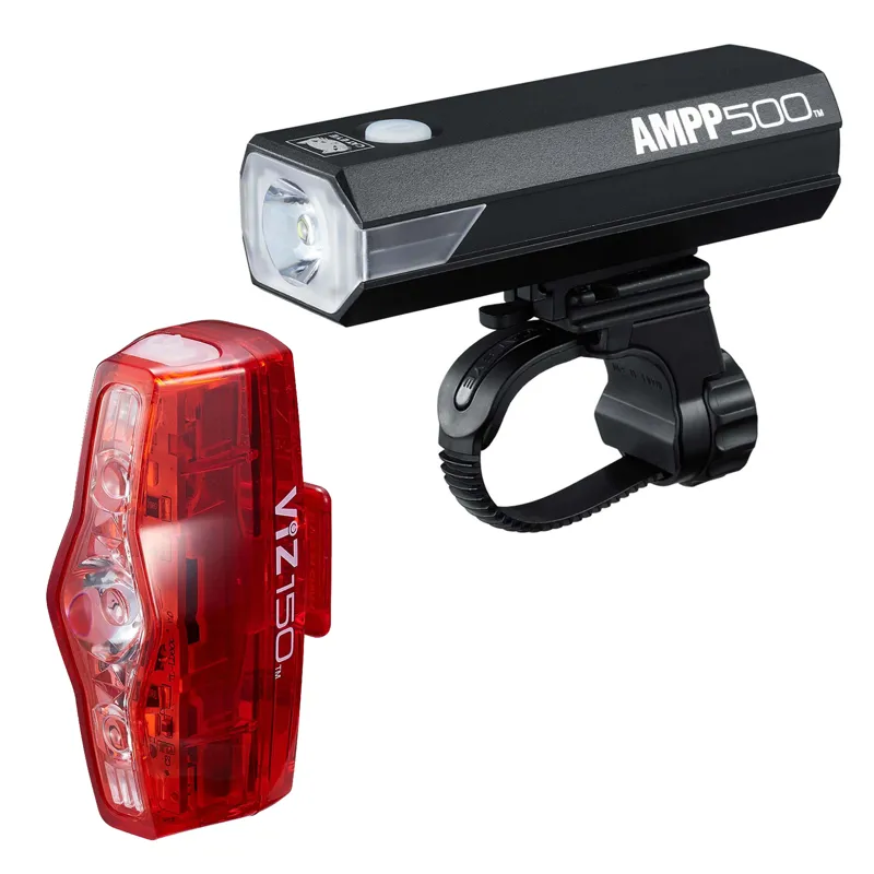 Cateye AMPP 500S/Viz 150 Bike Light Set