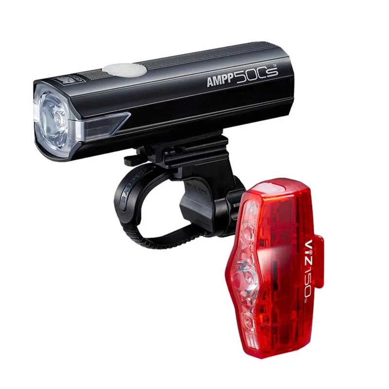 Cateye AMPP 500S/Viz 150 Bike Light Set USB-C