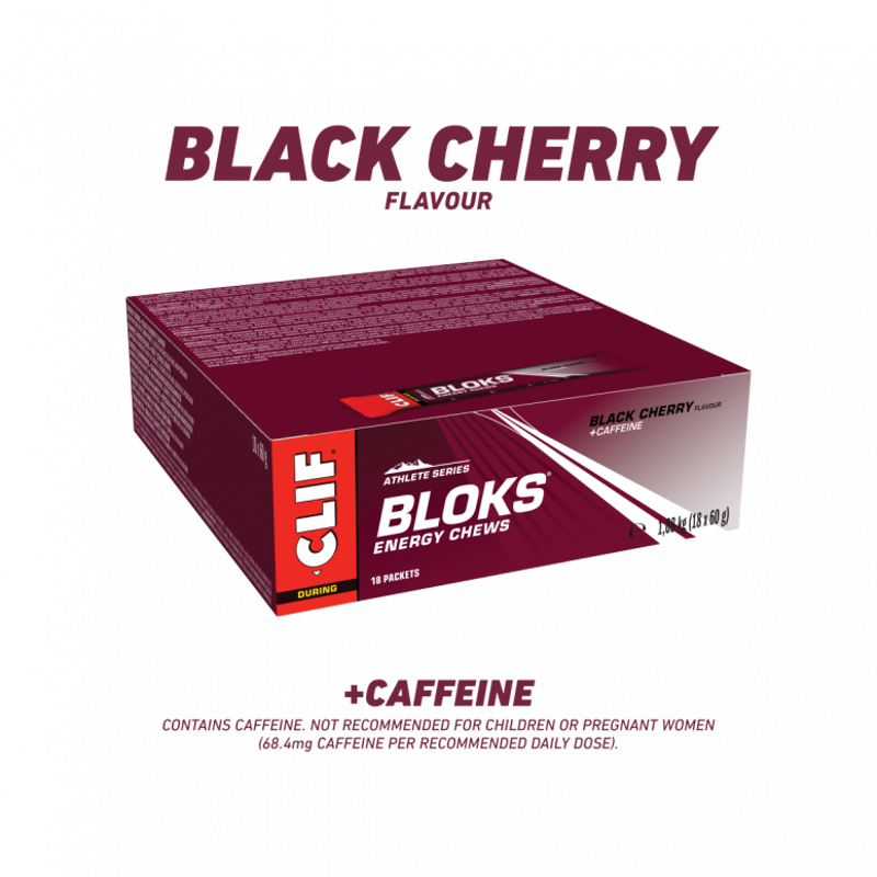 Clif Blok Energy Chews 60g Pack - Black Cherry-1