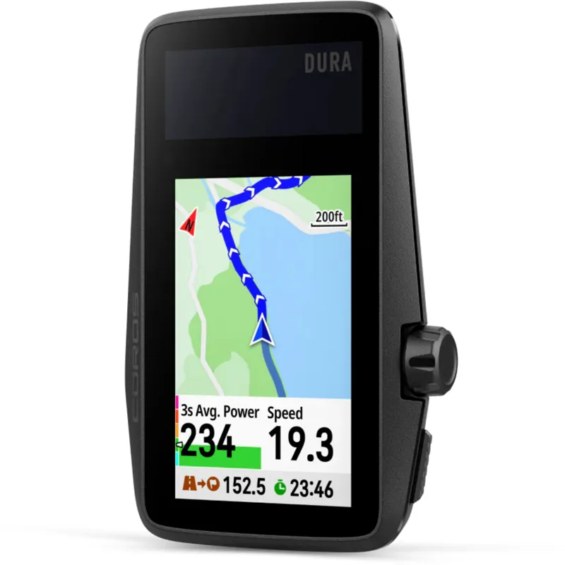 Coros DURA Solar GPS Bike Computer - Black