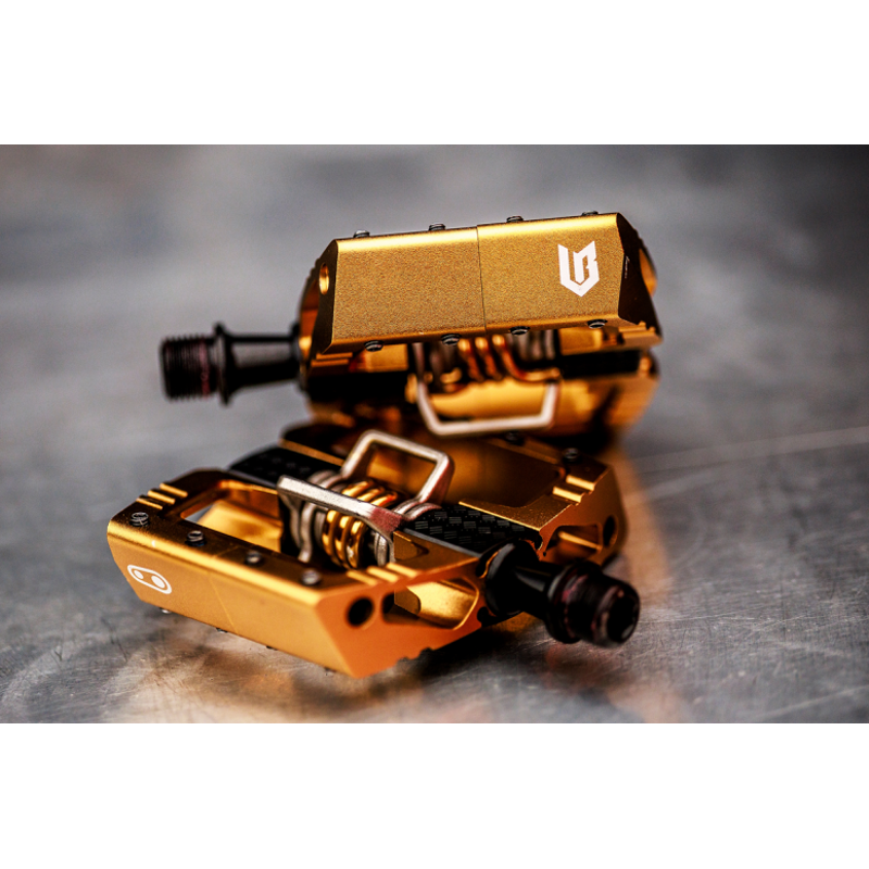 Crankbrothers Mallet DH MTB Clip-In Pedals - Bronze-2