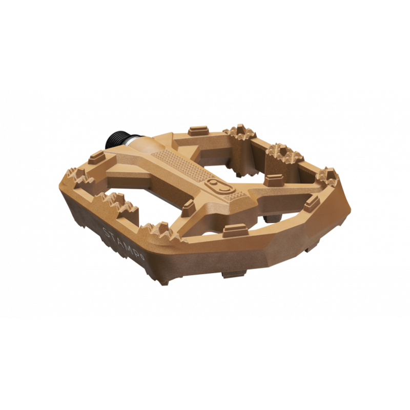 Crankbrothers Stamp 0 Flat Mountain Bike Pedals - Brown-5