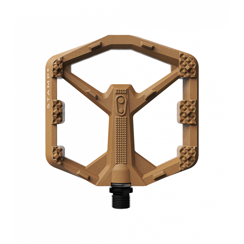 Crankbrothers Stamp 0 Flat Mountain Bike Pedals - Brown