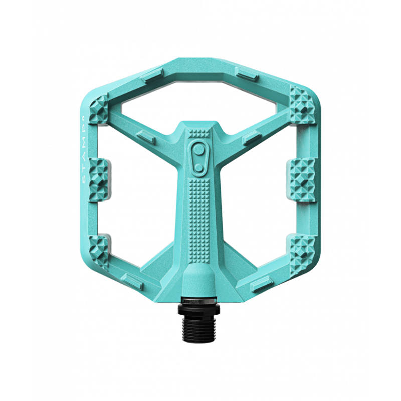Crankbrothers Stamp 0 Flat Mountain Bike Pedals - Turquoise-4