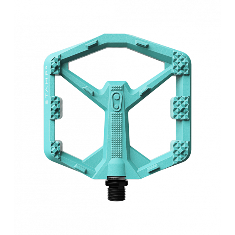 Crankbrothers Stamp 0 Flat Mountain Bike Pedals - Turquoise